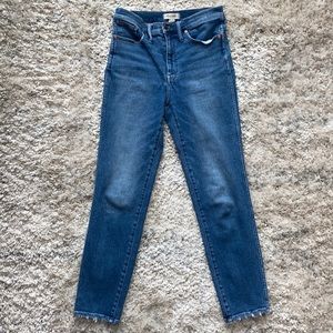 Madewell Stovepipe Jean 29T